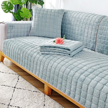 Facecloth sofa seat cover, super soft and stylish sofa slipcovers for cats and dogs, furniture protector
