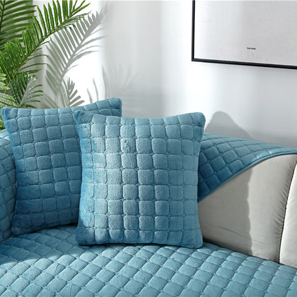 Facecloth sofa seat cover, super soft and stylish sofa slipcovers for cats and dogs, furniture protector non-slip couch covers