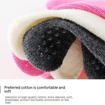 Non-Slip Women's Socks Double Strap Crossover Yoga Socks Five Toes With Grippers Toe-10 Pairs