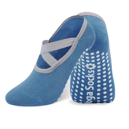 Women's Padded Cushioned Non-Slip Anti-Slip Grips Yoga Pilates Ballet Barre Socks