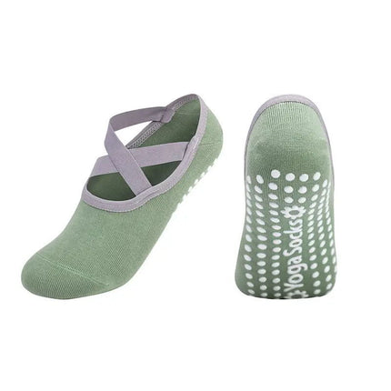 Women's Padded Cushioned Non-Slip Anti-Slip Grips Yoga Pilates Ballet Barre Socks