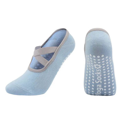 Women's Padded Cushioned Non-Slip Anti-Slip Grips Yoga Pilates Ballet Barre Socks