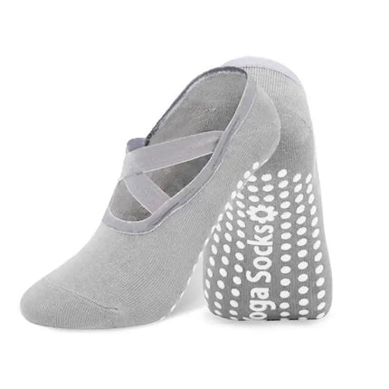 Women's Padded Cushioned Non-Slip Anti-Slip Grips Yoga Pilates Ballet Barre Socks