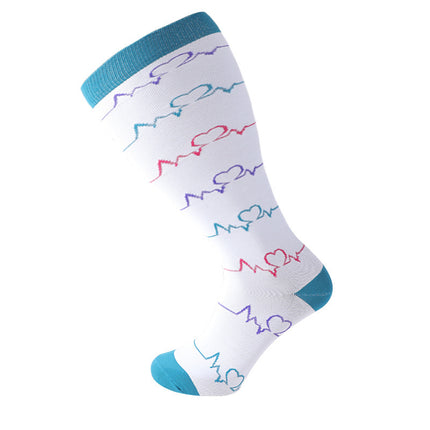 Men's and Women's Wide Calf Plus Size Compression Socks--Extra Wide Calf Knee Support Socks