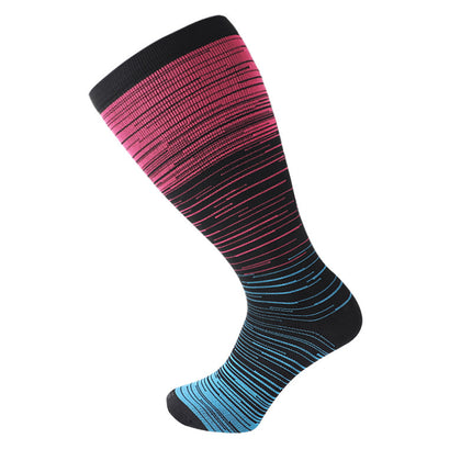 Men's and Women's Wide Calf Plus Size Compression Socks--Extra Wide Calf Knee Support Socks