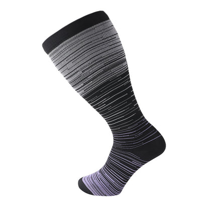 Men's and Women's Wide Calf Plus Size Compression Socks--Extra Wide Calf Knee Support Socks
