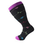 Purple electrocardiogram
