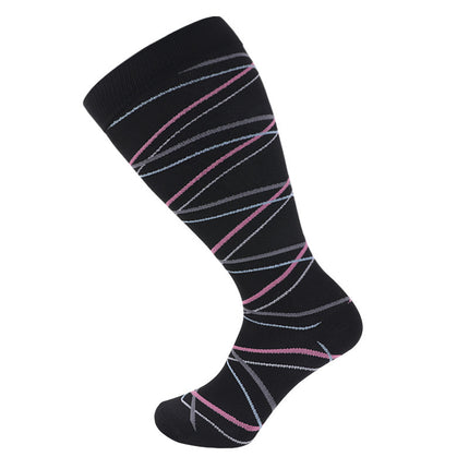 Men's and Women's Wide Calf Plus Size Compression Socks--Extra Wide Calf Knee Support Socks