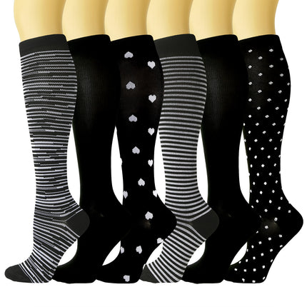 Compression Socks for Women & Men Circulation Best Support for Nurse,Medical,Running,Athletic-A