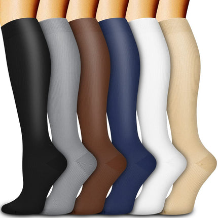 Copper Compression Socks for Women & Men Circulation - Best for Running Athletic Cycling
