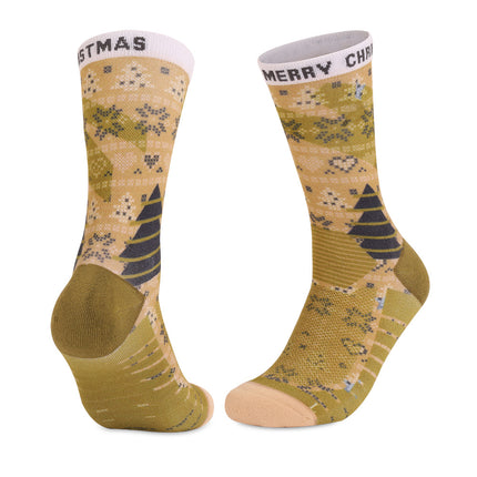 Christmas Socks Women's Thickened Warm Mid-calf Socks Comfortable And Soft Winter Sports Socks