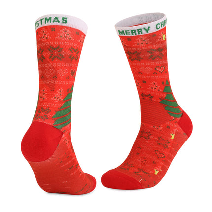 Christmas Socks Women's Thickened Warm Mid-calf Socks Comfortable And Soft Winter Sports Socks
