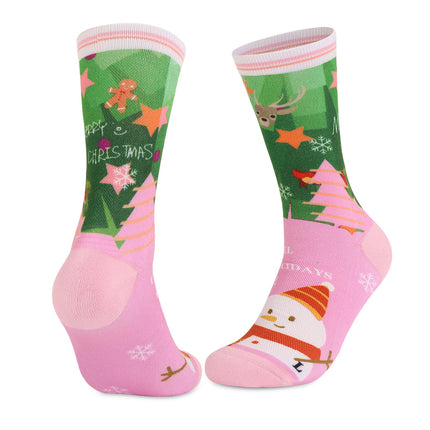 Christmas Socks Women's Thickened Warm Mid-calf Socks Comfortable And Soft Winter Sports Socks