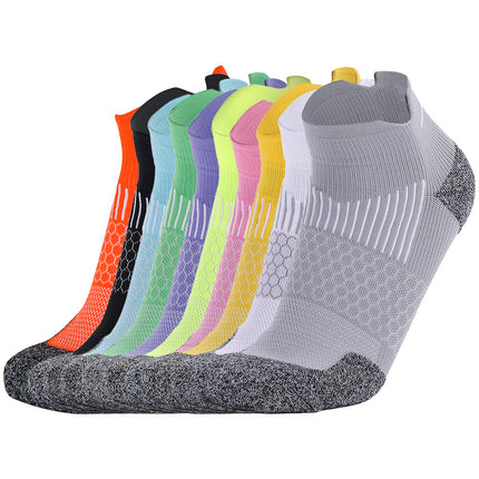 Casual Ankle Socks Men's and Women's Thin Sports Running Low Heel No Show Socks