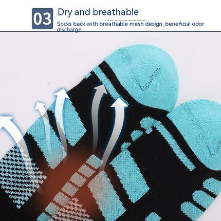 Women's Ski Socks Men's Compression Tall Ski Socks Winter Outdoor Sports Warm Socks