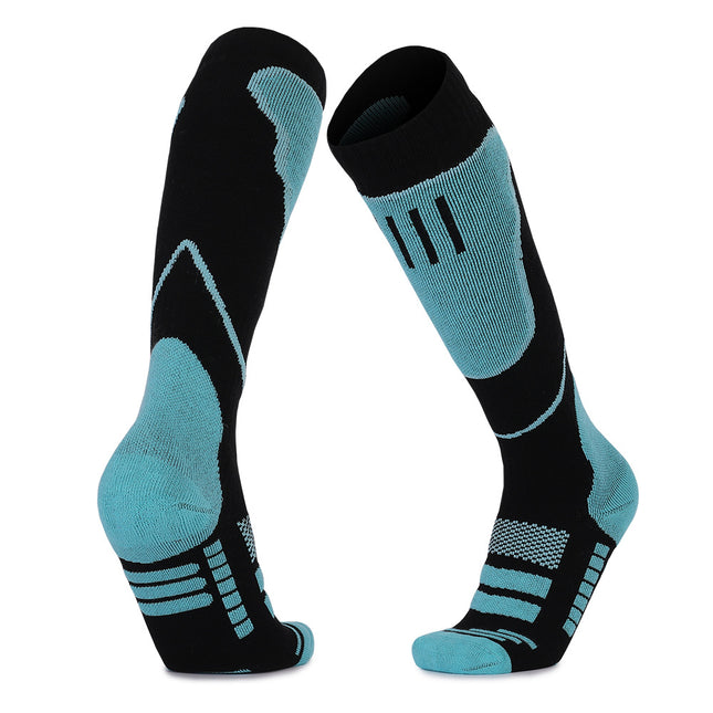 Women's Ski Socks Men's Compression Tall Ski Socks Winter Outdoor Sports Warm Socks
