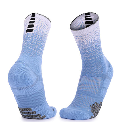 Sports Mid Calf Socks Thickened Protection Sports Cushioning Basketball Soccer Compression Socks