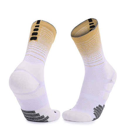 Sports Mid Calf Socks Thickened Protection Sports Cushioning Basketball Soccer Compression Socks