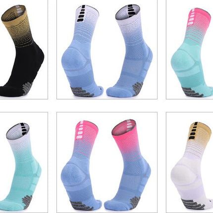 Sports Mid Calf Socks Thickened Protection Sports Cushioning Basketball Soccer Compression Socks
