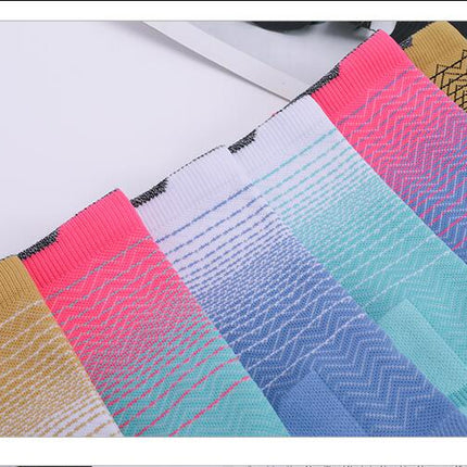 Sports Mid Calf Socks Thickened Protection Sports Cushioning Basketball Soccer Compression Socks