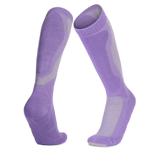 Sports Tall Compression Socks Thickened Terry Ski Sports Cushioning Compression Socks