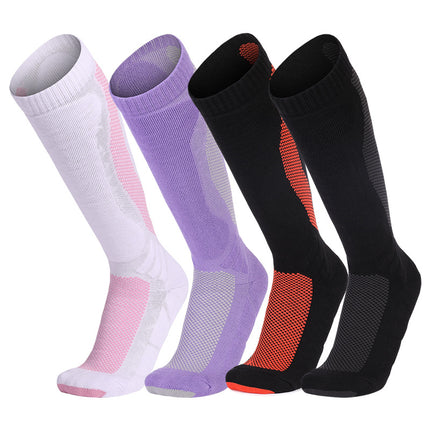 Sports Tall Compression Socks Thickened Terry Ski Sports Cushioning Compression Socks