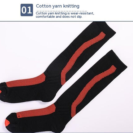 Sports Tall Compression Socks Thickened Terry Ski Sports Cushioning Compression Socks