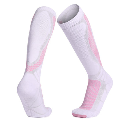 Sports Tall Compression Socks Thickened Terry Ski Sports Cushioning Compression Socks