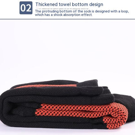 Sports Tall Compression Socks Thickened Terry Ski Sports Cushioning Compression Socks
