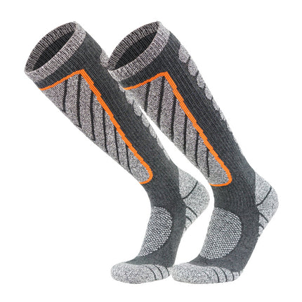 Sports Tall Compression Socks Thickened Terry Ski Sports Cushioning Compression Socks-A