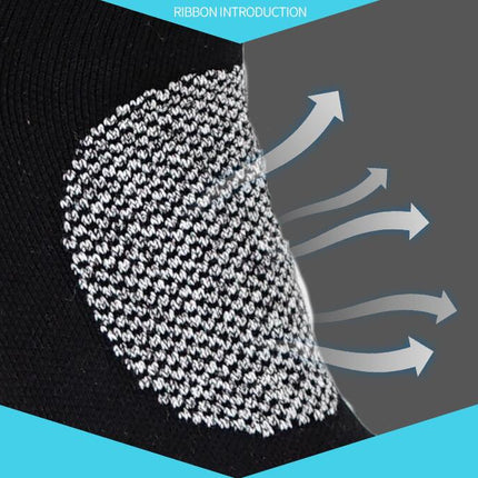 Sports Tall Compression Socks Thickened Terry Ski Sports Cushioning Compression Socks-A