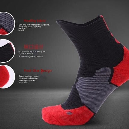 Performance Ankle Athletic Socks Comfort Cushioned Breathable Compression Running Sports Socks