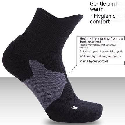 Performance Ankle Athletic Socks Comfort Cushioned Breathable Compression Running Sports Socks