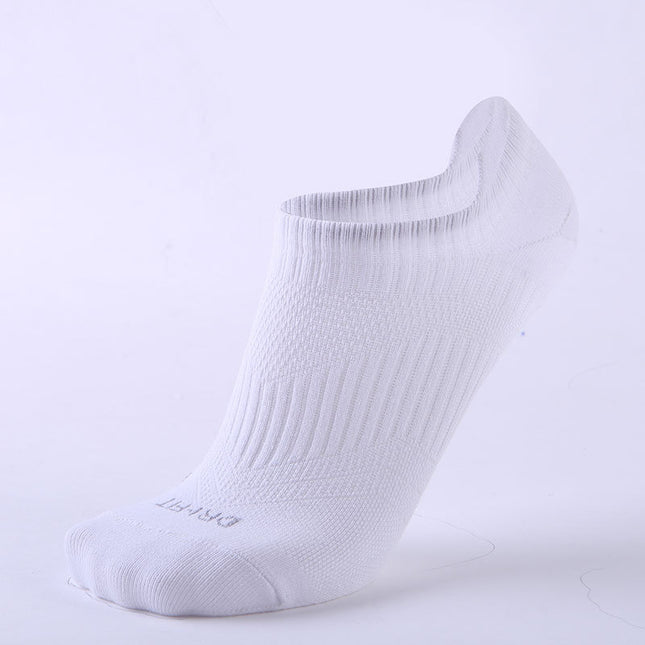 Casual Ankle Socks Men's and Women's Thin Sports Running Low Heel No Show Socks-A