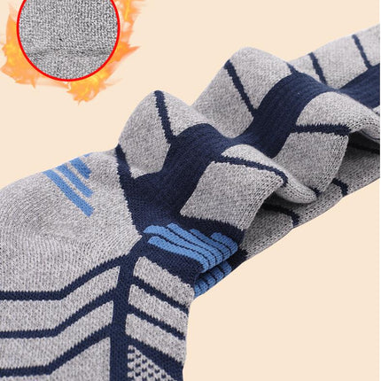 Men's and Women's Merino Wool Ski Warm Thickened Knee High Socks Cold Weather Sports Socks