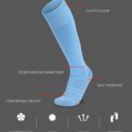 Soccer Socks Knee High Socks Men's and Women's Running Training Calf Compression Sports Socks