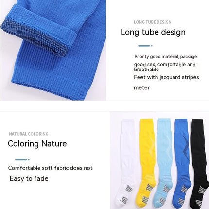 Soccer Socks Knee High Socks Men's and Women's Running Training Calf Compression Sports Socks