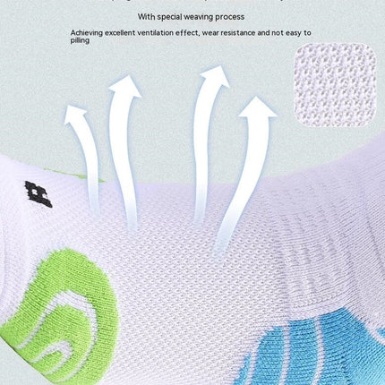 Men's & Women's Athletic Cushioned Compression Crew Basketbal Socks for Work Sports