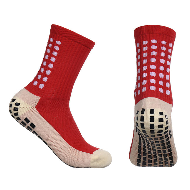 Non-slip Dotted Sports Socks - Men's Women's Grip Soccer Blue Ball Yoga Gym Non-Slip Training Socks