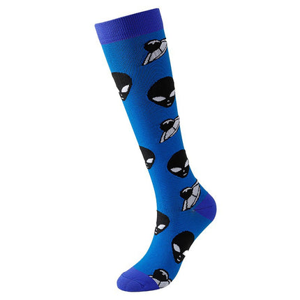 Compression Socks for Men & Women Non-Slip Long Tube Ideal for Running,Nursing,Circulation  2