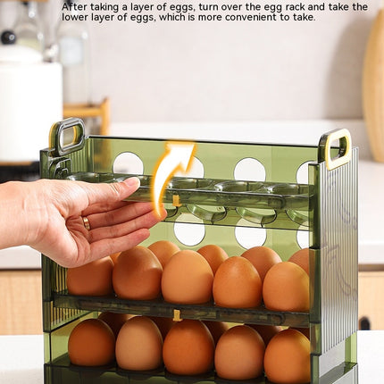 Egg Organizer for Refrigerator Door Storage Plastic Egg Organization Shelf