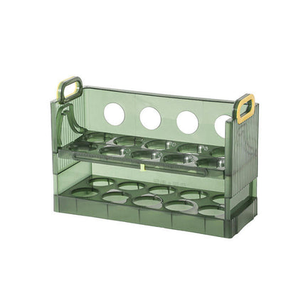 Egg Organizer for Refrigerator Door Storage Plastic Egg Organization Shelf