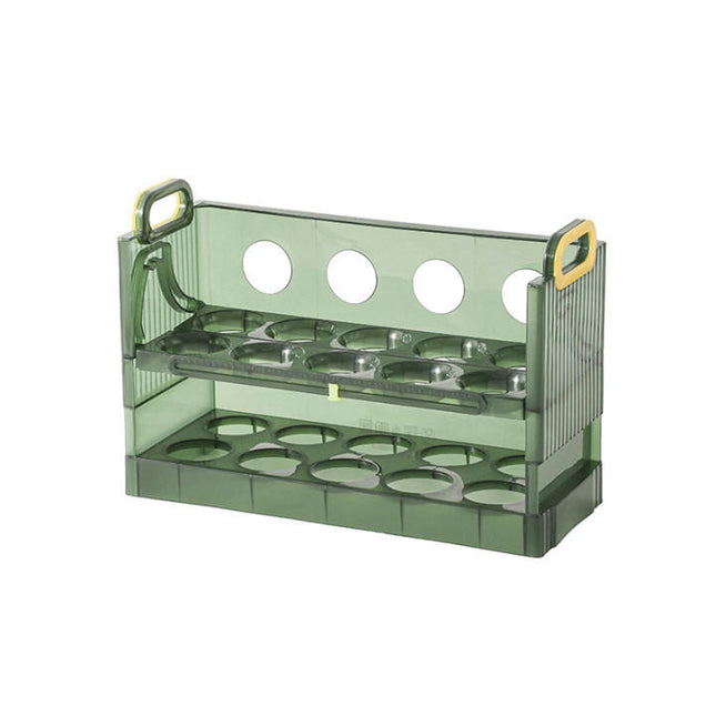 Egg Organizer for Refrigerator Door Storage Plastic Egg Organization Shelf