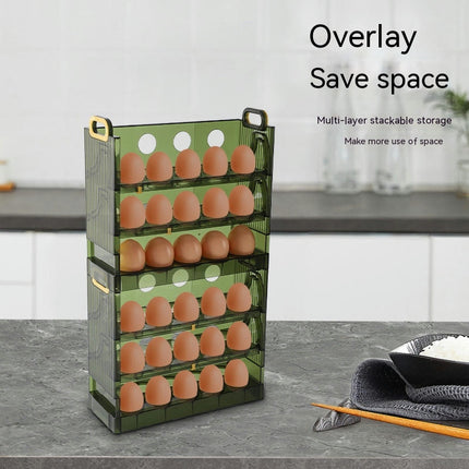 Egg Organizer for Refrigerator Door Storage Plastic Egg Organization Shelf