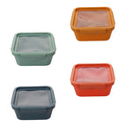Orange red / Square 9cm