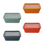 Orange red / Rectangle 13cm