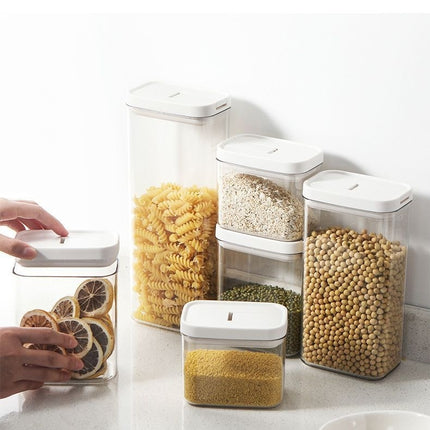 Airtight Food Storage Containers with Lids, Plastic Canister for Organization and Storage