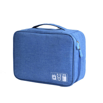 Large Capacity Cable Storage Bag Cable Organizer Bag Water Resistant Travel Case