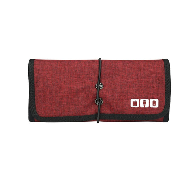 Electronic Data Cable Bag Foldable Water Resistant Tote Bag Pouch Cell Phone Travel