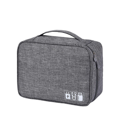 Portable Large Storage Case Electronics Organizer Travel Cable Organizer Bag